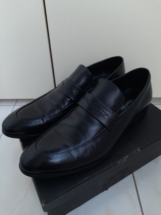 Шкіряні чоловічі лофери туфлі 41-42 розмір Miguel Miratez