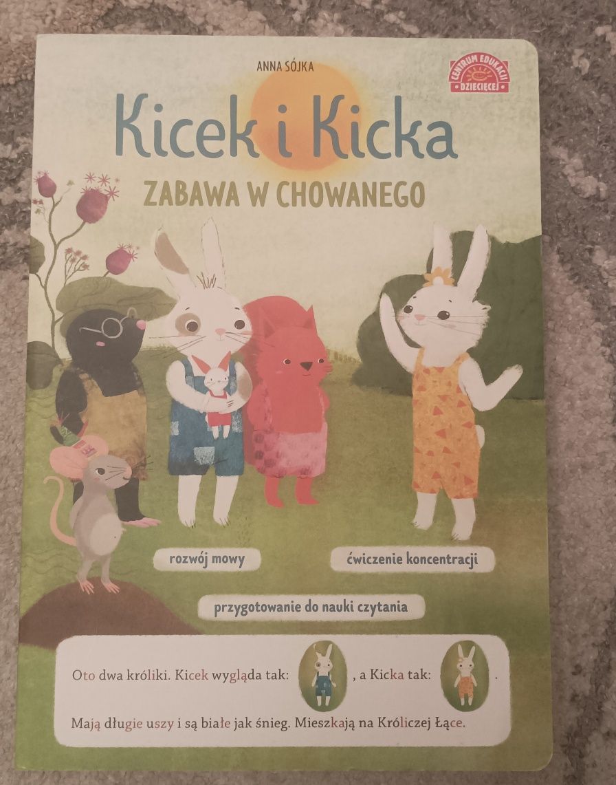 Kicek i kicka zabawa w chowanego