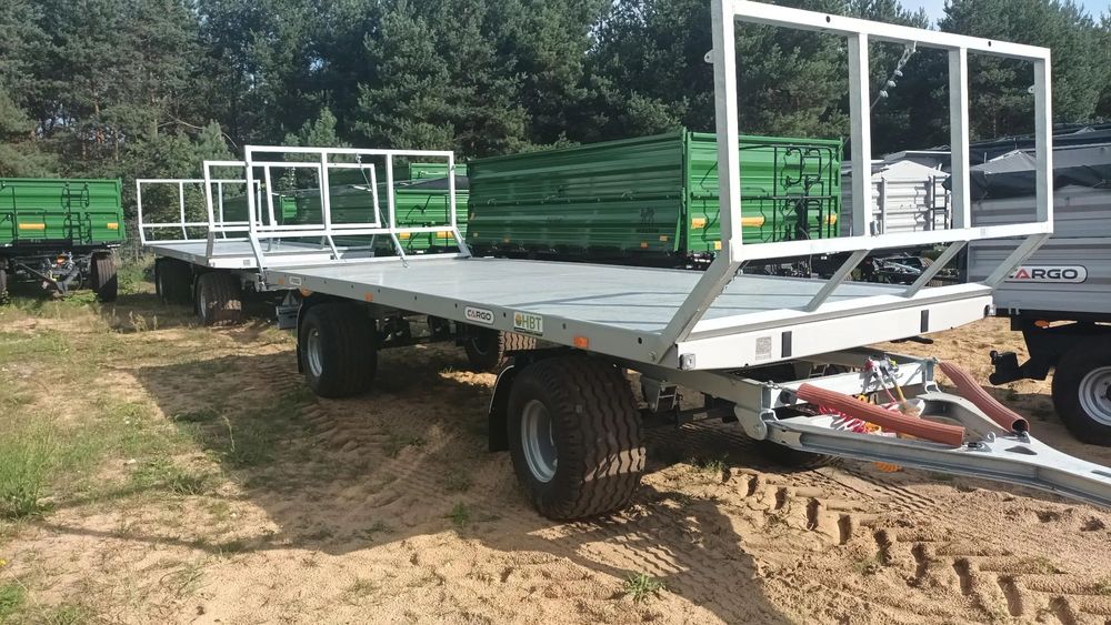 Cynkomet Cargo P100D  Przyczepa Cargo P100D platforma do bel Cynkomet 10 ton