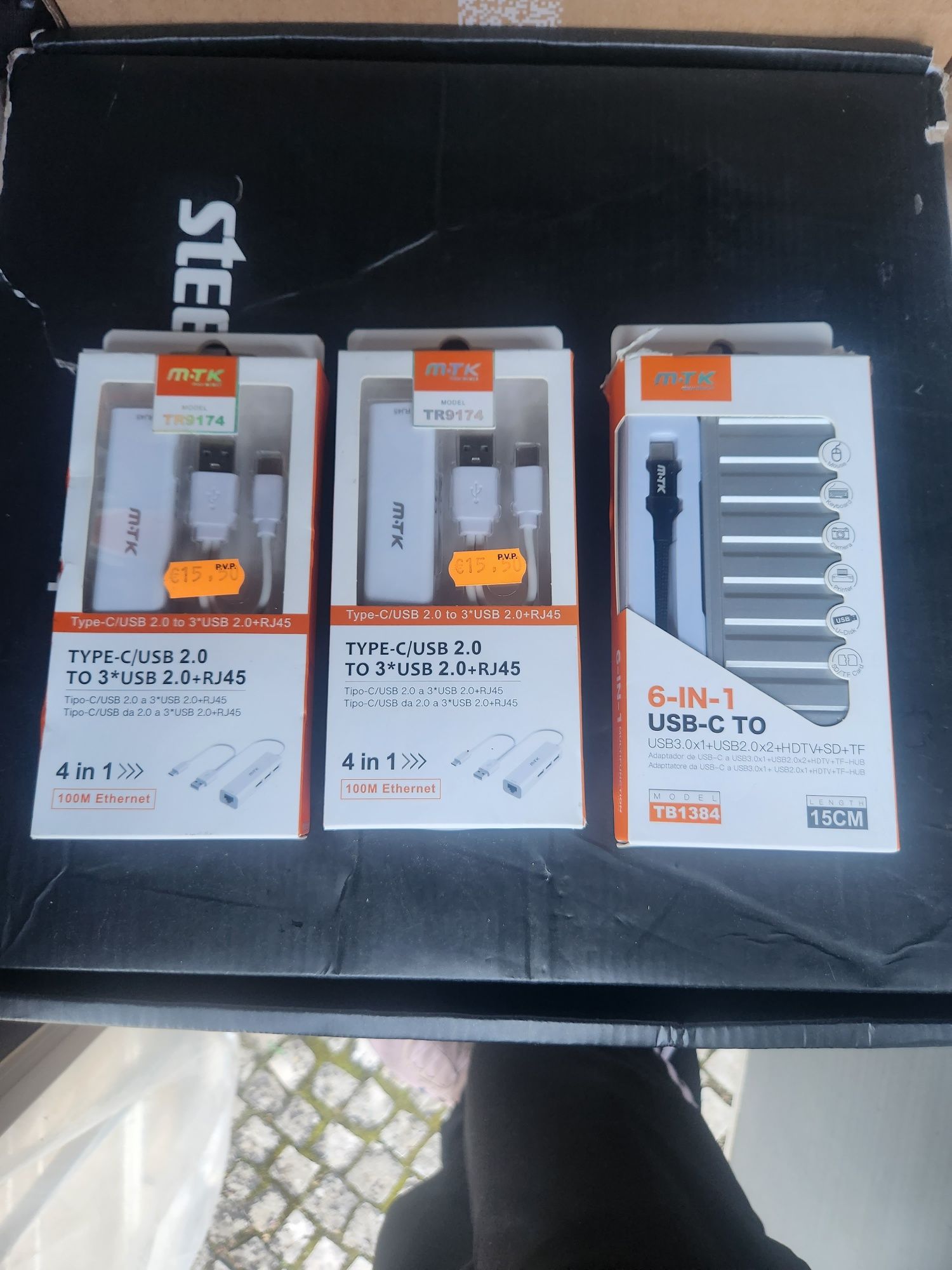 HUB's tipo C USB novas