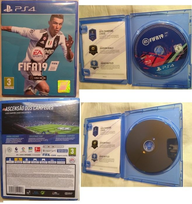 PS4 PES2020 FiFa19 God of War ++