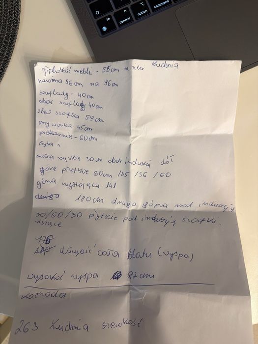 Meble kuchenne Kuchnia używane transport