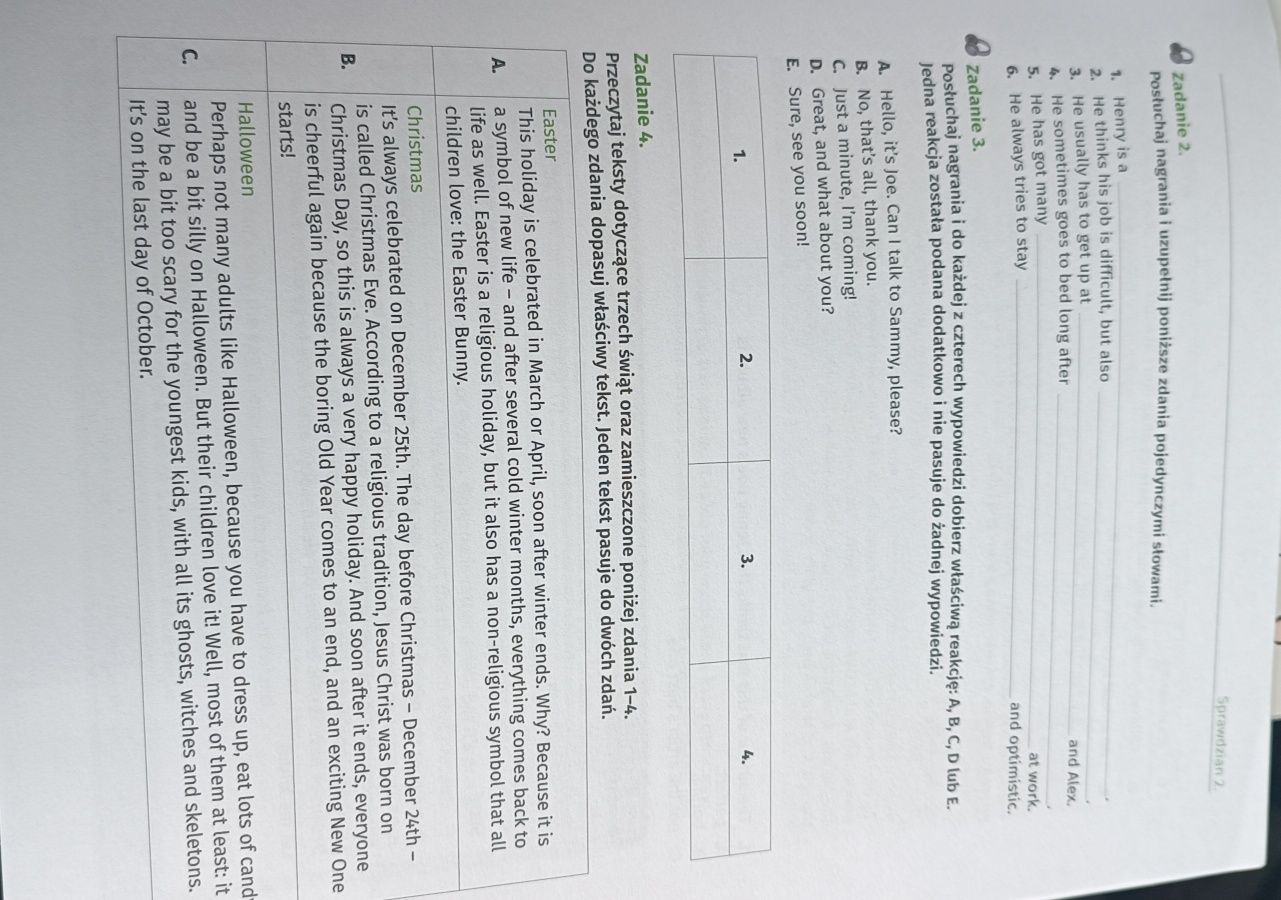Książka sprawdziany z angielskiego klasa 5