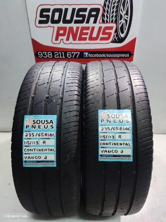 2 pneus semi novos 235-65r16c michelin - oferta dos portes