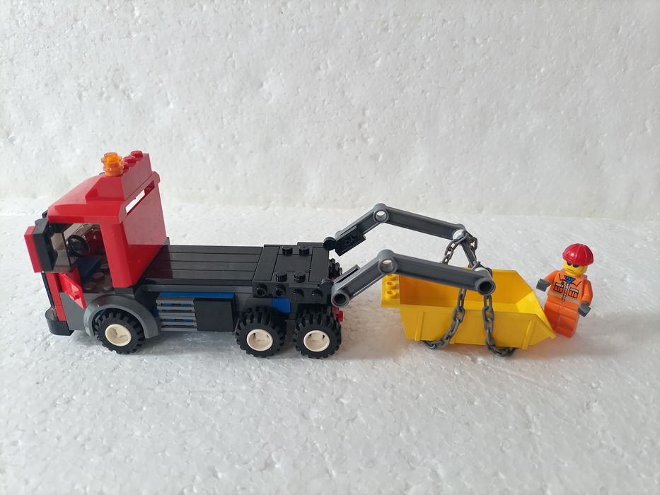 Klocki LEGO ciężarówka kontener śmieciarka