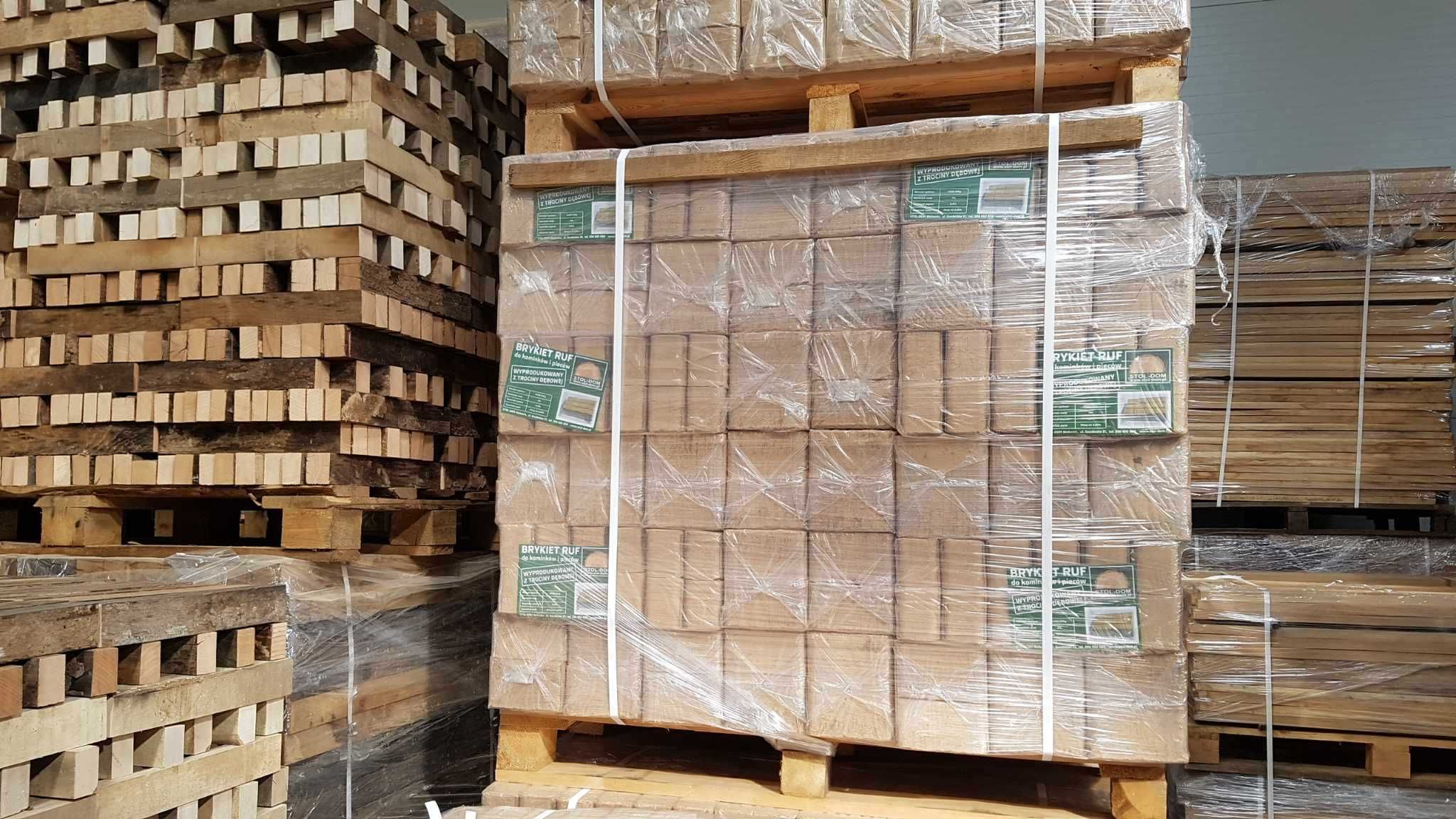 Brykiet Drzewny RUF Kominek DĄB 1099zł / Paleta  Wołomin