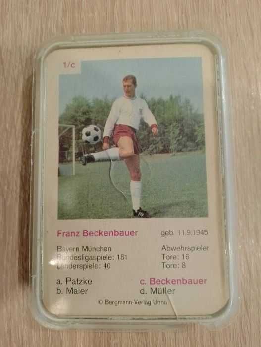 Stare karty z piłkarzami Bundesligi 25 szt.