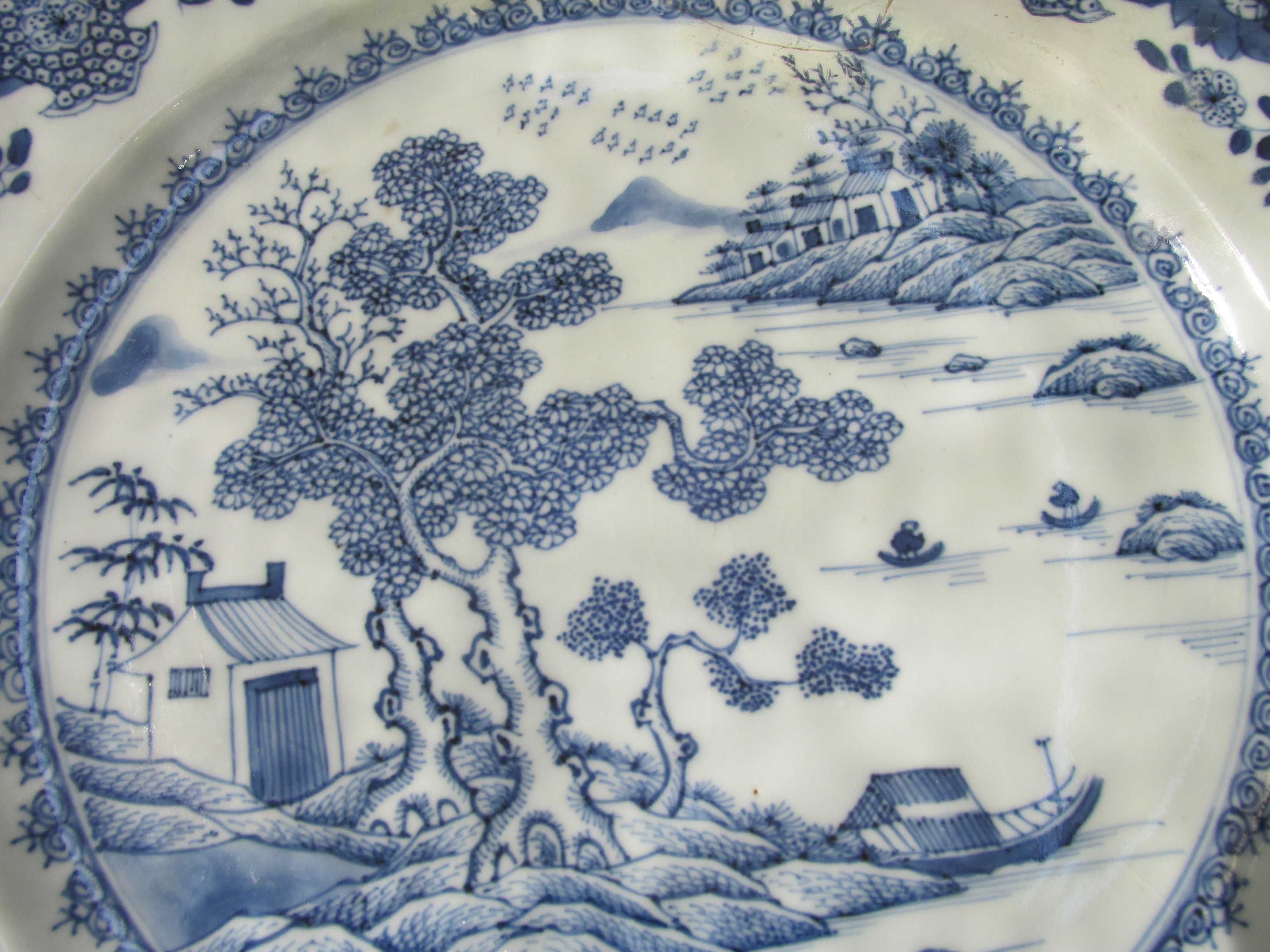 Stary talerz  Duży  Antyk Oryginalny    乾隆   - Qianlong - Chiny