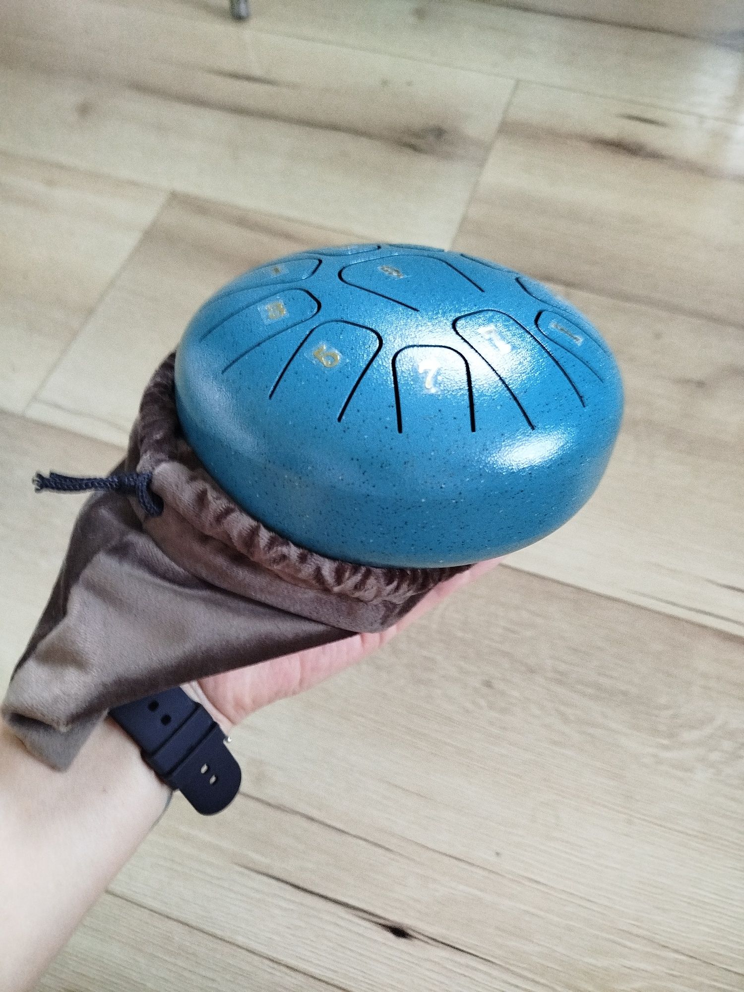 Tounge drum turkusowy mały