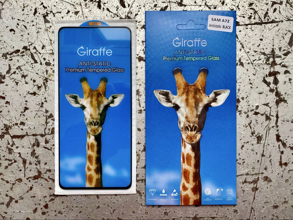 Защитное стекло для Samsung A70 A71 A72 A73 Giraffe скло самсунг