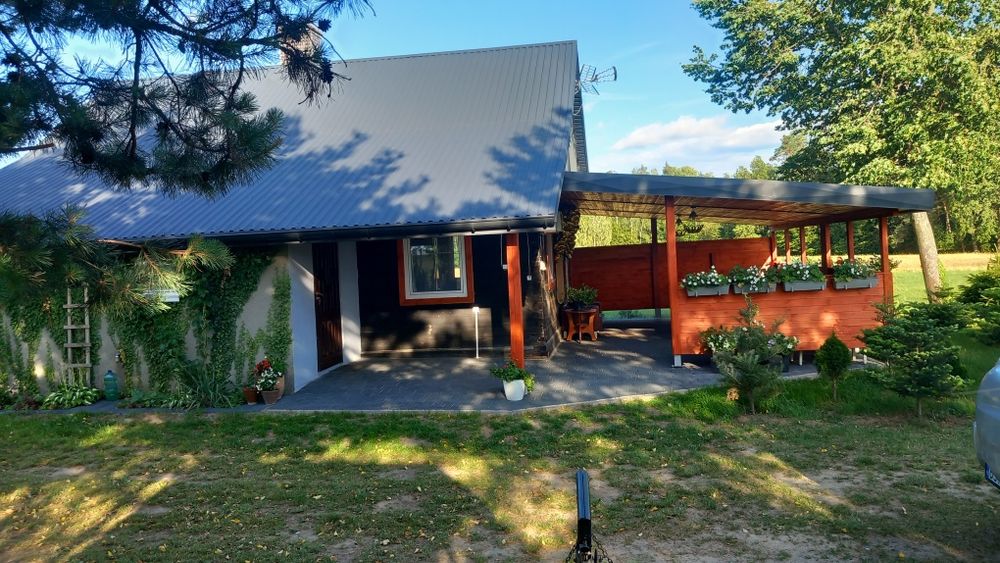 Domek pod Lipką, domek pod lasem, caloroczny,noclegi, balia ogrodowa,P