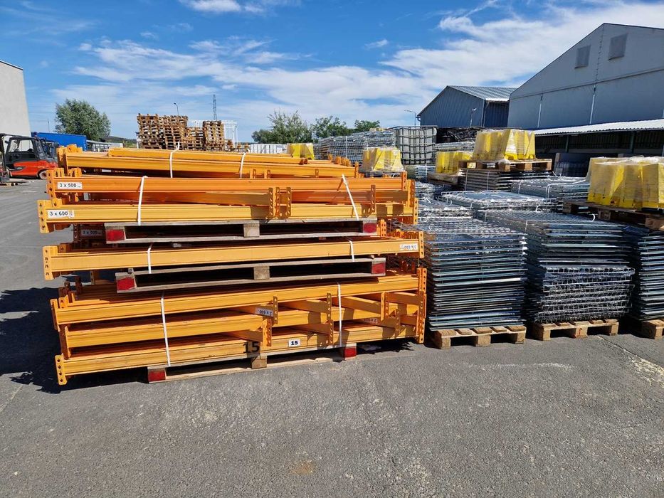 Regały paletowe, magazynowe PROMAG PHR, używane 3x700kg