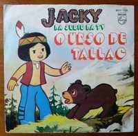 Disco em vinil da série da TV Jacky anos 70