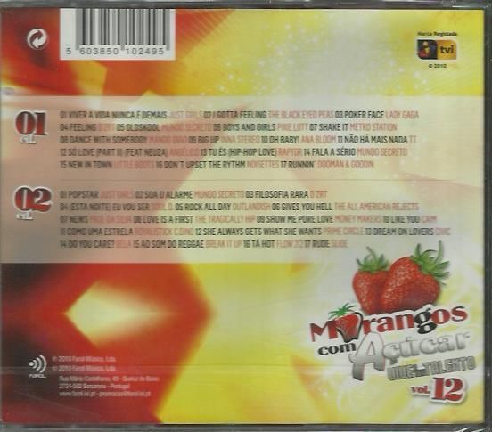 Morangos Com Açúcar Vol.12 - Capa 3D (2 CD) (novo)