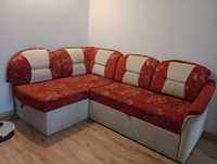 Narożnik wypoczynek rozkładany sofa kanapa