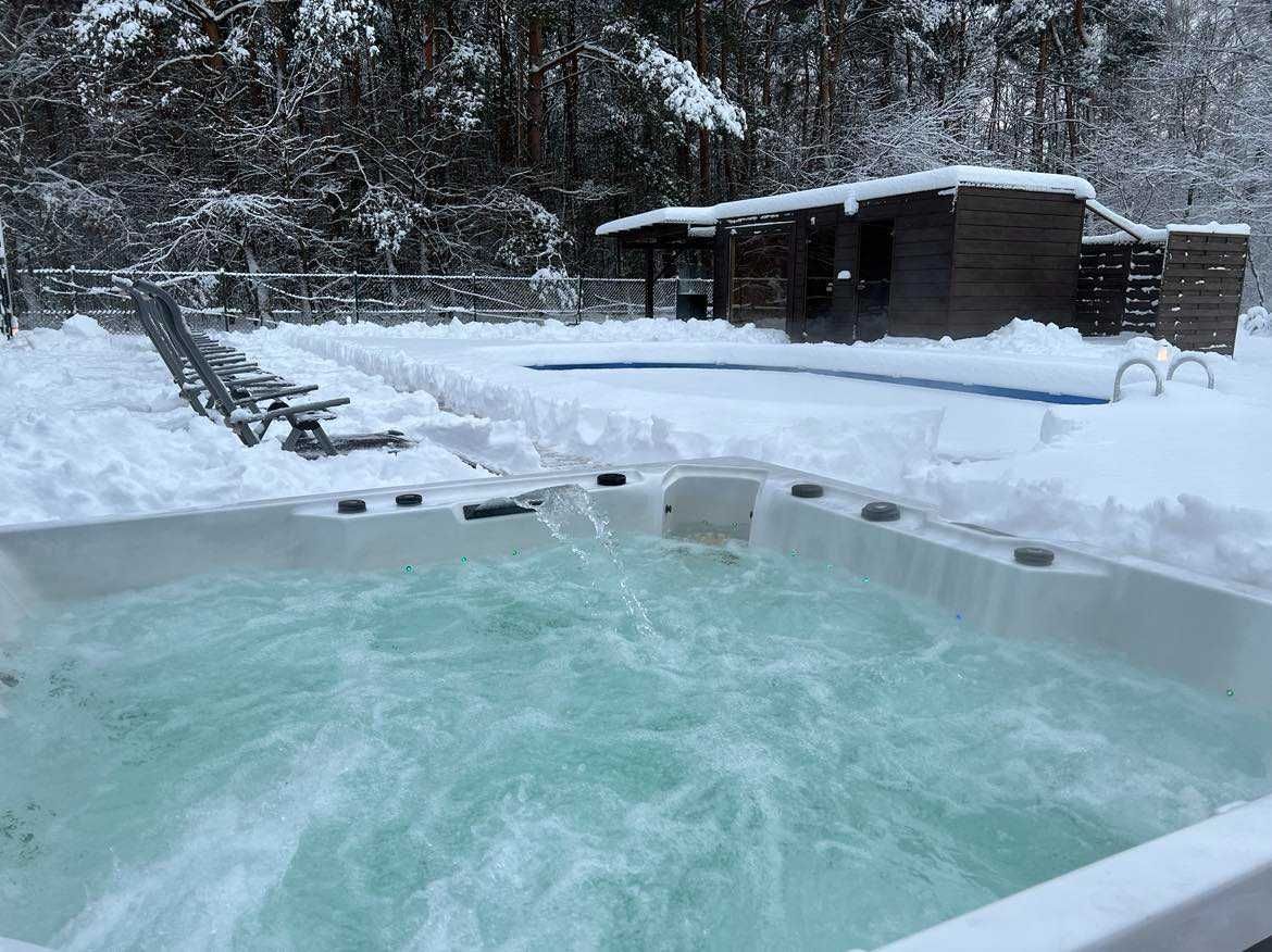 Całoroczne,domki do wynajęcia ze SPA sauna,jacuzzi,basen, STREFA CISZY