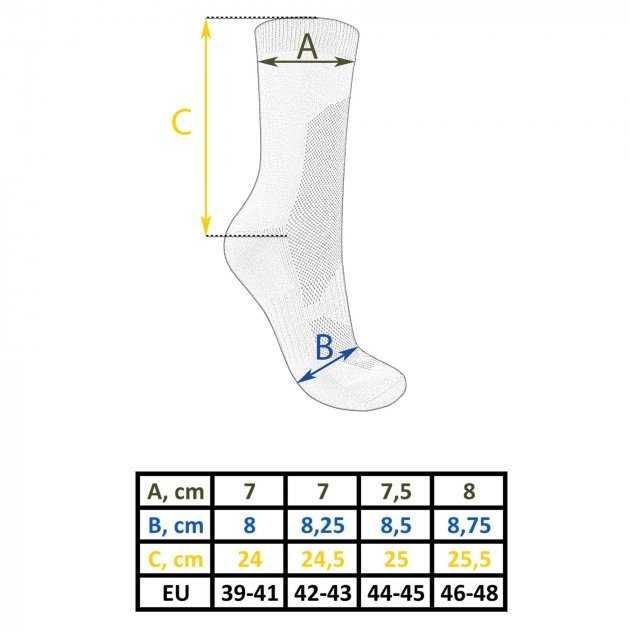 Носки тактические Черные socke mil-Tec merino 13006302