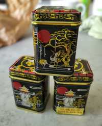 3 nowe puszki na herbatę z Chin