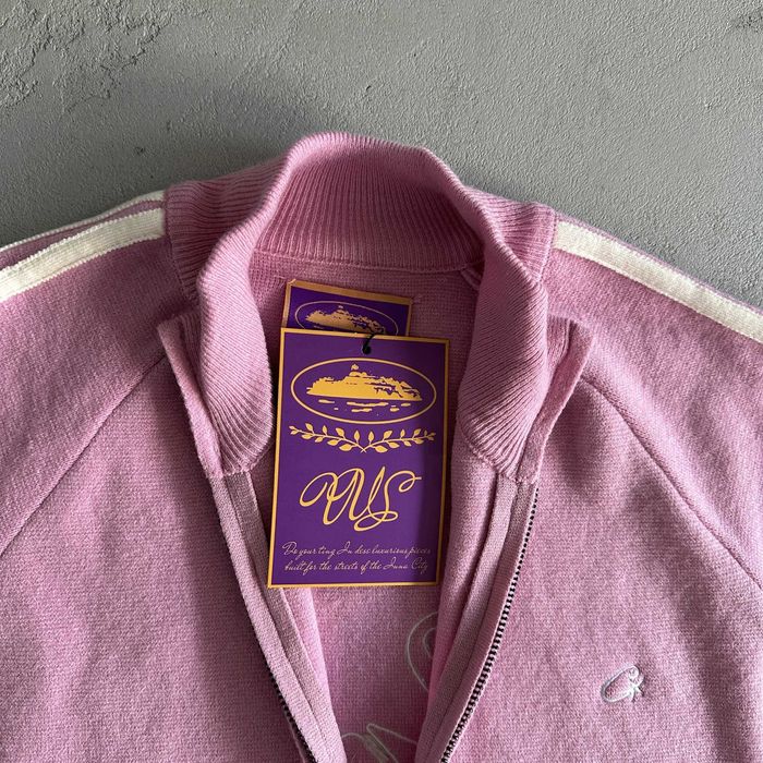 corteiz zip up fleece-pink/ кортец зип-худи