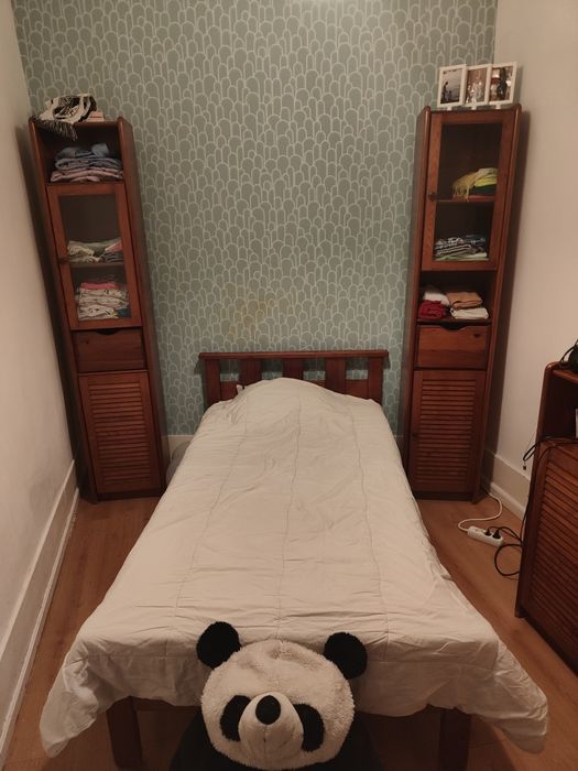Bom Preço - Quarto Completo cama+colchão+cabeceiras