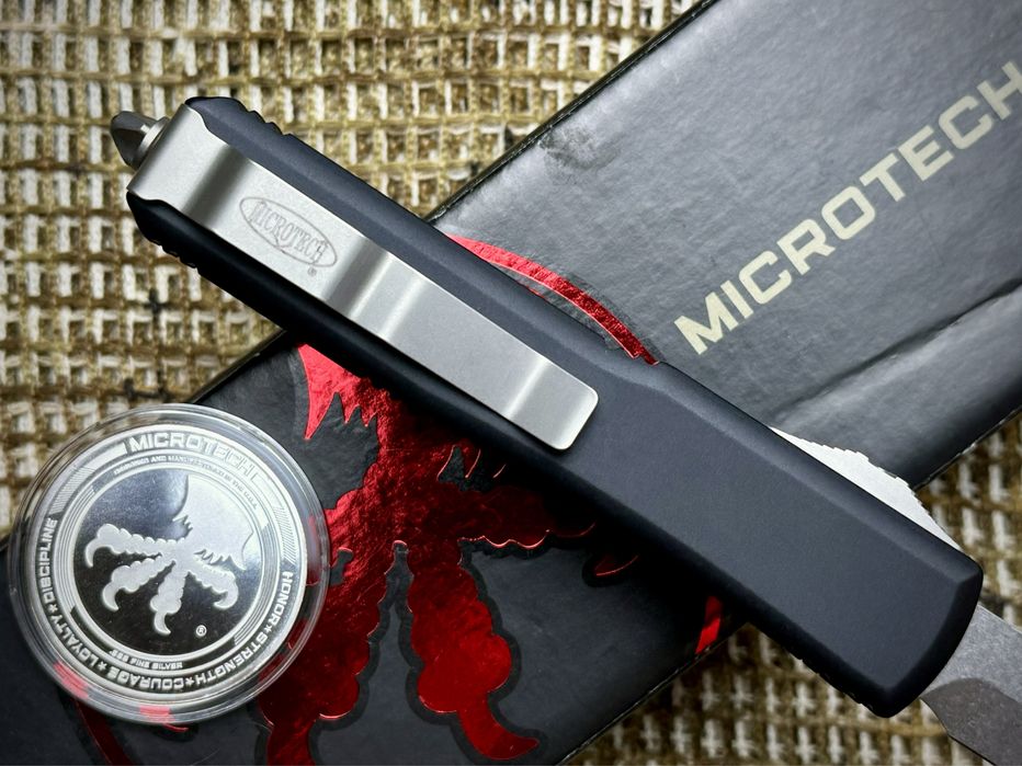 Нож Microtech Ultratech Bayonet Blade Show 2019 Silver Coin Limited
