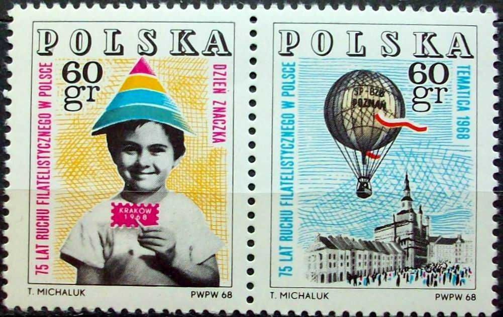 K znaczki polskie rok 1968 - III kwartał
