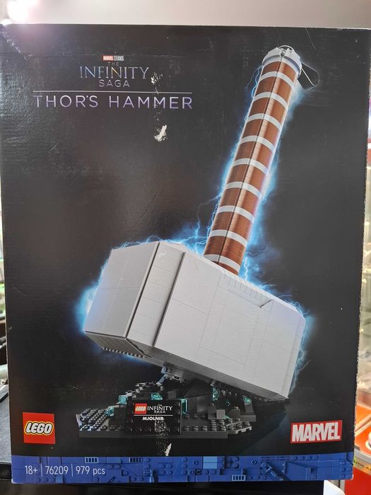 NOWE Klocki Lego 76209 Młot Thora Marvel