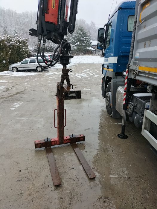 Widły przesuwne HDS HIAB Kinshofer KM 414FT -2000 stan 2018 rok bdb
