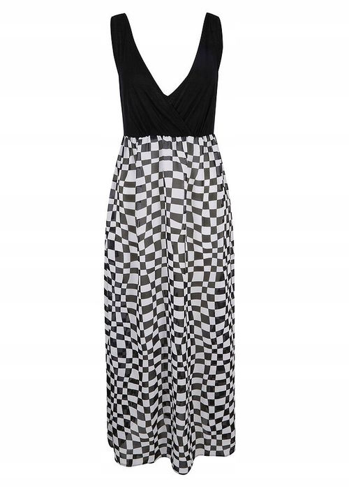 B.P.C sukienka plażowa szachownica ^36/38