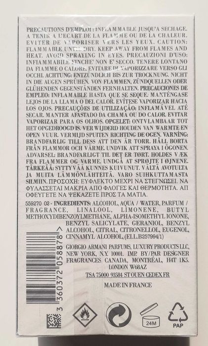 Armani Acqua di Gio 100 ml edt