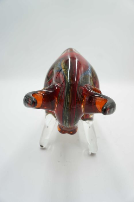 SZKLANA figura styl murano-byk symbol siły