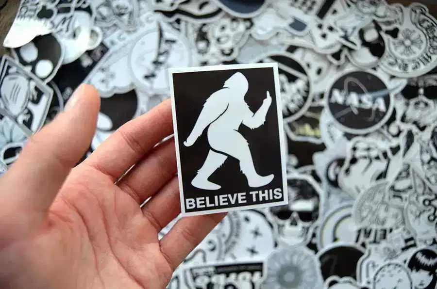 100шт. Стикеры, наклейки на авто, мото, скутер. Стикербомбинг стікири