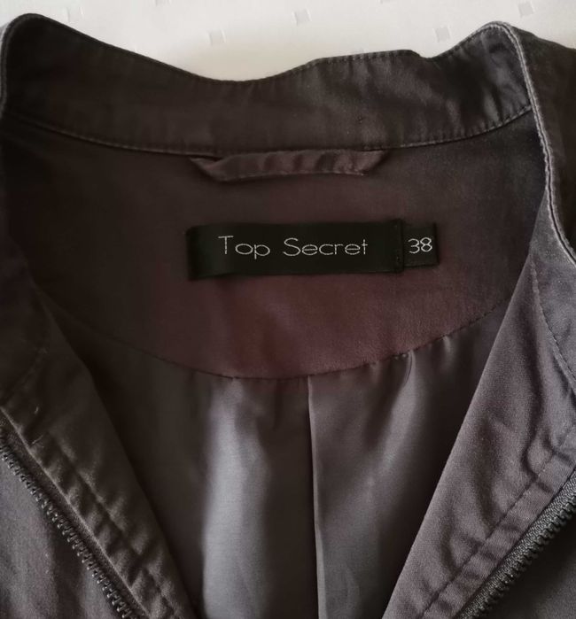 Szara letnia kurtka Top Secret rozmiar 38