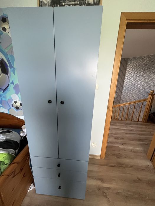 Szafa ikea biało-niebieska