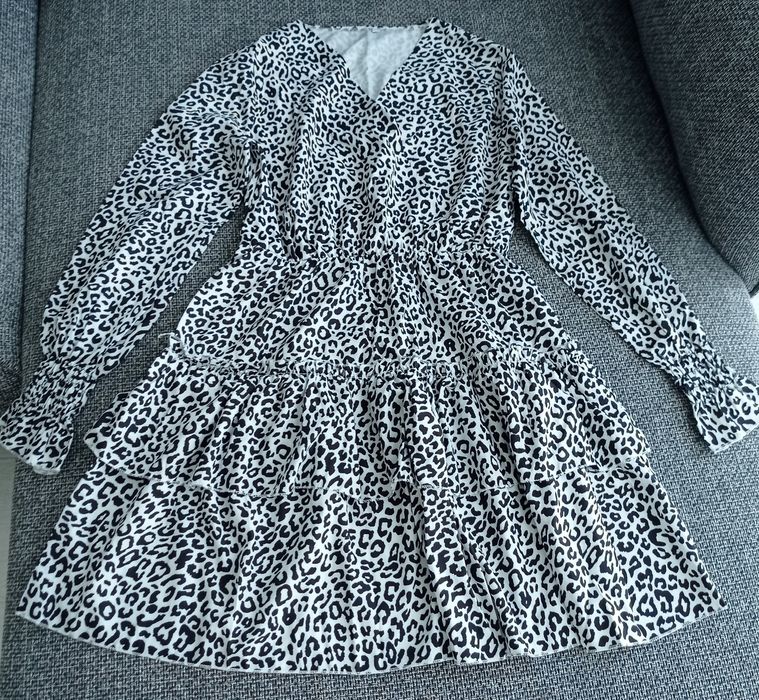 Vestido tigrado tam. S