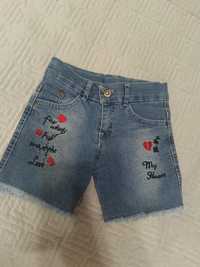Шорти джинсові  для дівчинки
