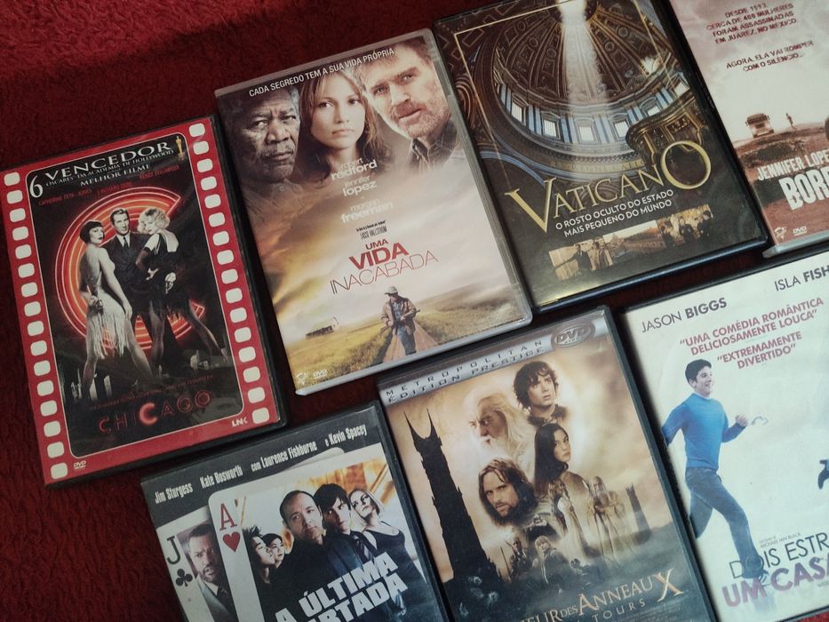 Filmes em DVD como novos
