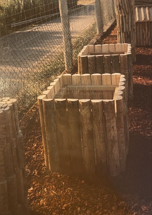 Floreiras de madeira