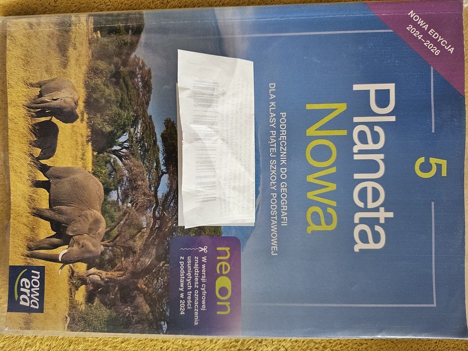 Planeta Nowa , Geografia klasa 5, edycja 2026,Nowa książka