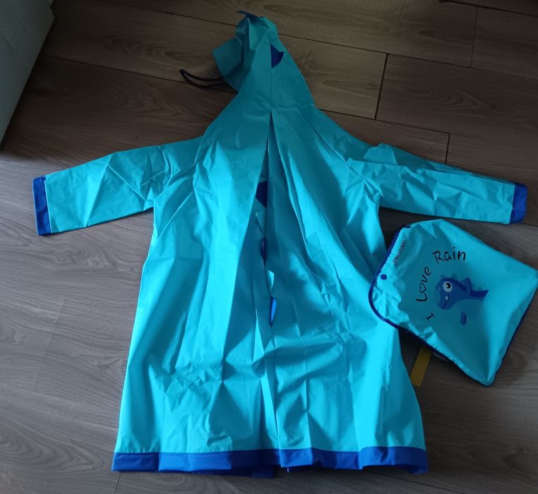 2 NOWE Płaszczyki przeciwdeszczowe rozm 122-128 cm