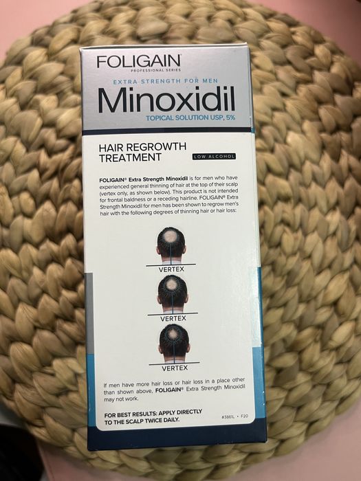 Minoxidil sem álcool ! Sem alergia e irritação