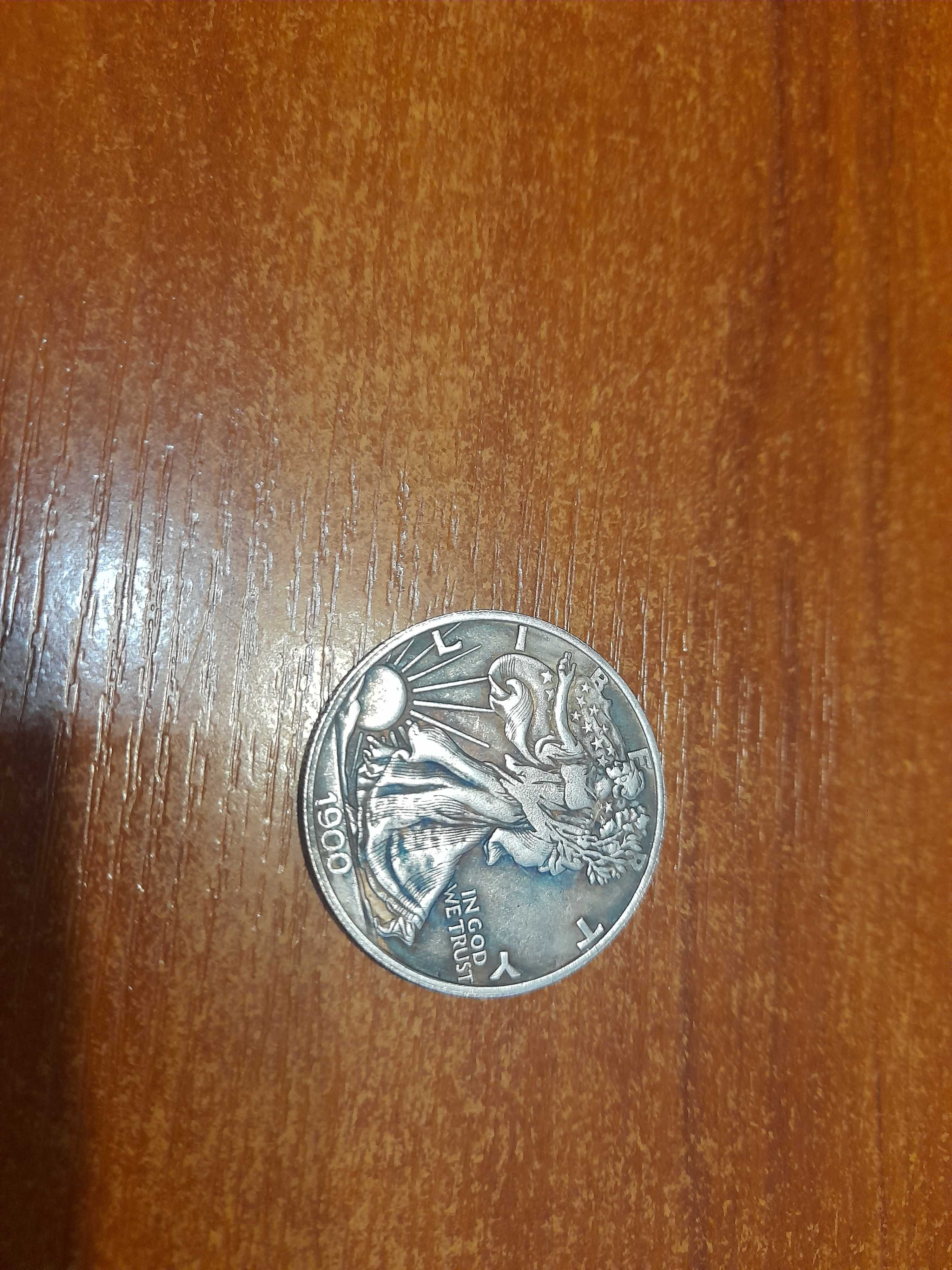 Moneta One Dollar 1900