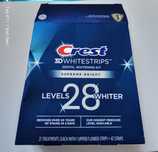 Paski Crest 28 Levels Supreme Bright 6 oryginalnych saszetek z USA