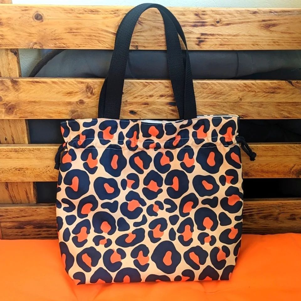 Torba na zakupy szopperka shopper lampart