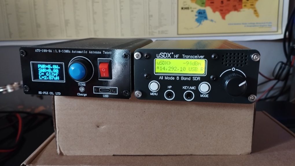 Skrzynka antenowa automatyczna tuner atu-100 start 1w  icom yaesu usdx