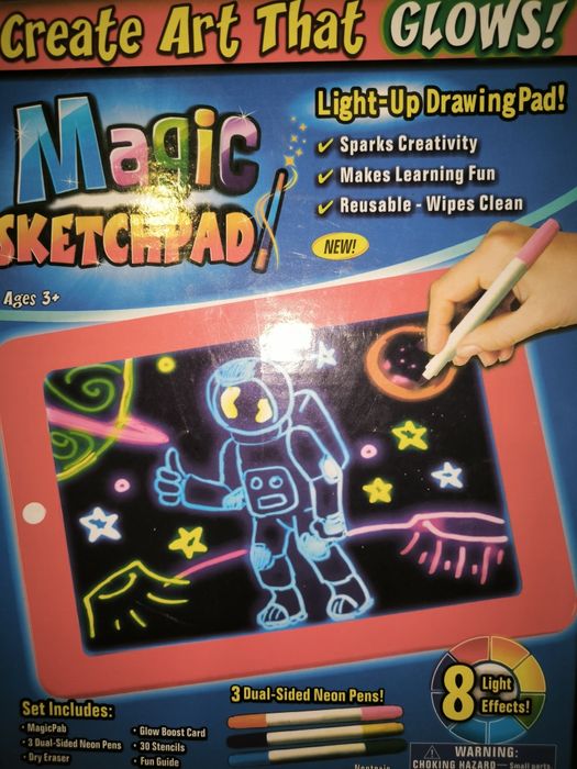 Tablet mágico para desenhar novo por usar