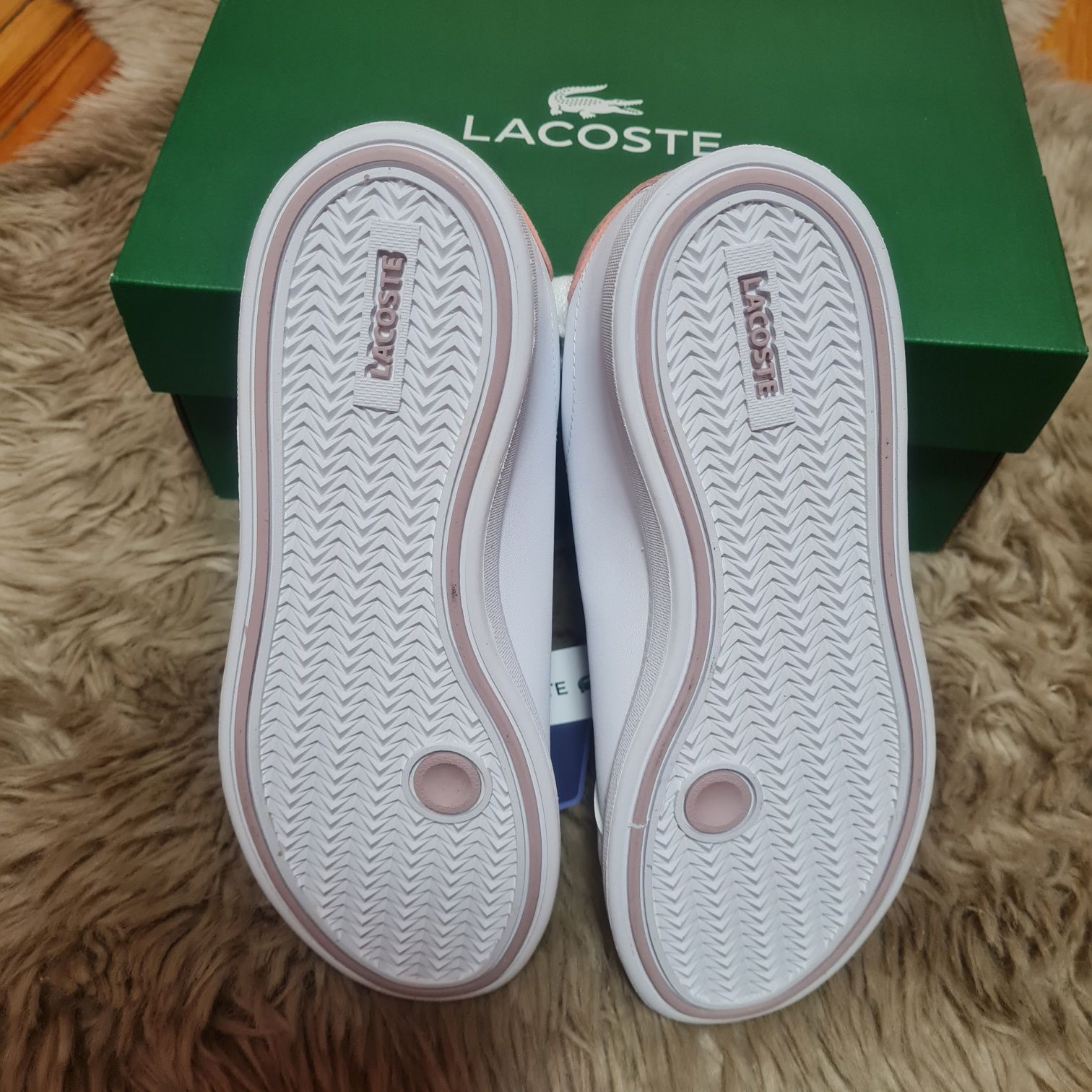 Lacoste białe tenisówki trampki sneakersy r. 34 graduate 0721 1 suc no