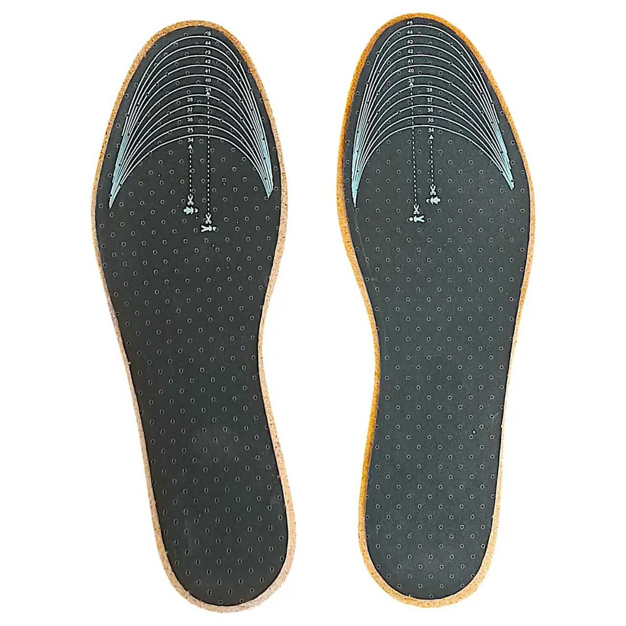 Стельки кожаные Leather AirLatex 34-45 (21.5 - 29.0 см) обрезные
