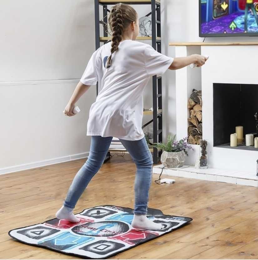 Музыкальный коврик танцевальный фитнес для детей и взрослых