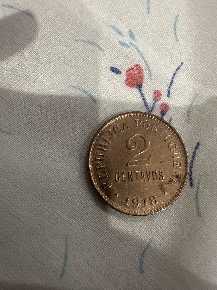 Moeda 2 centavos de 1918